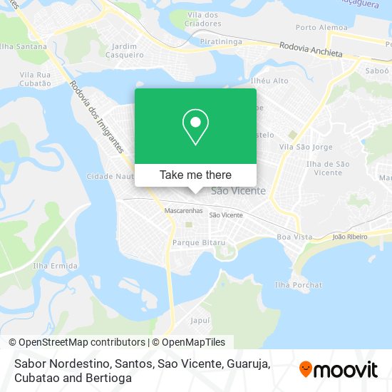 Mapa Sabor Nordestino