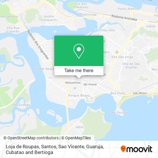 Loja de Roupas map