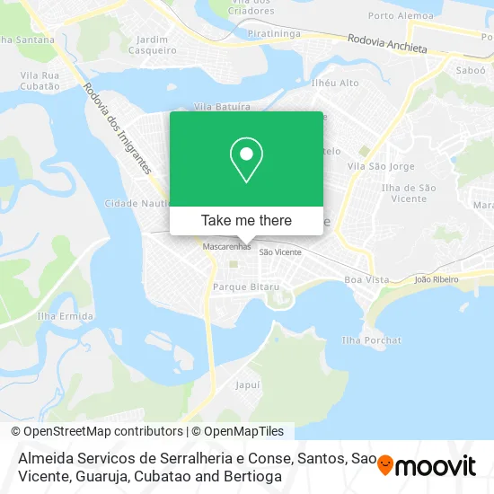 Almeida Servicos de Serralheria e Conse map
