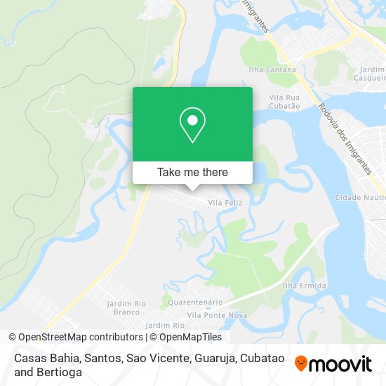 Casas Bahia map