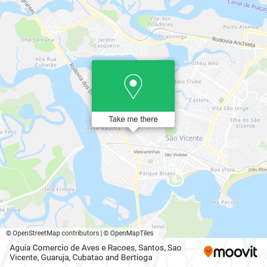 Aguia Comercio de Aves e Racoes map