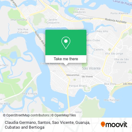 Claudia Germano map