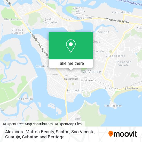 Alexandra Mattos Beauty map