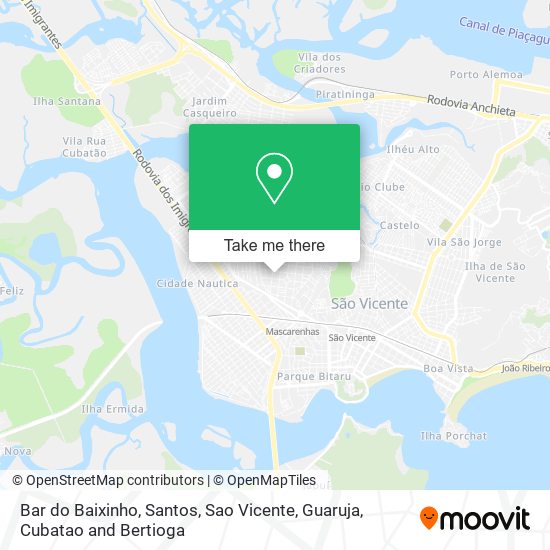 Mapa Bar do Baixinho