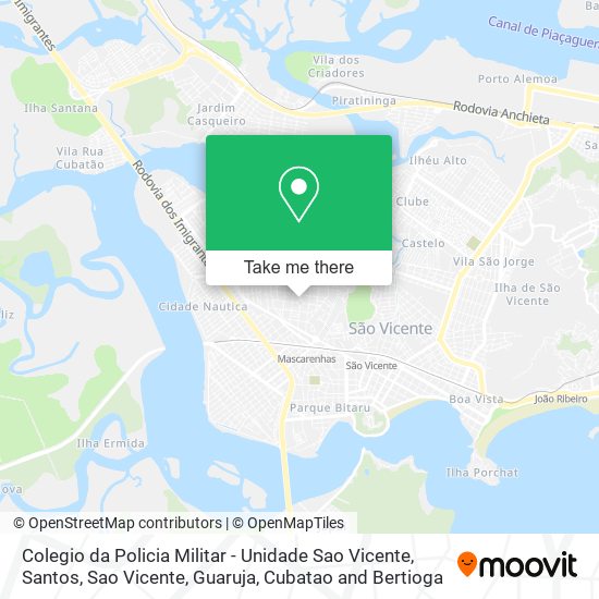 Colegio da Policia Militar - Unidade Sao Vicente map