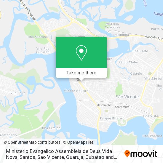 Ministerio Evangelico Assembleia de Deus Vida Nova map