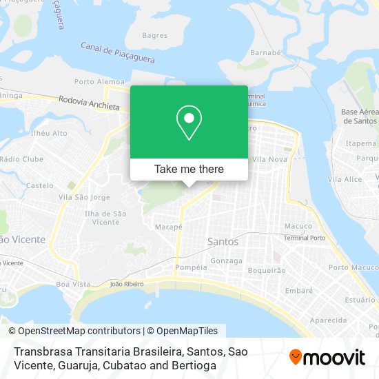 Transbrasa Transitaria Brasileira map