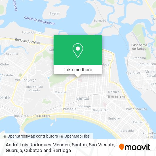 André Luís Rodrigues Mendes map