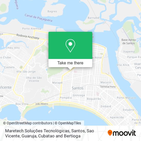 Mapa Maretech Soluções Tecnológicas