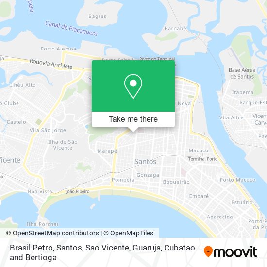 Brasil Petro map