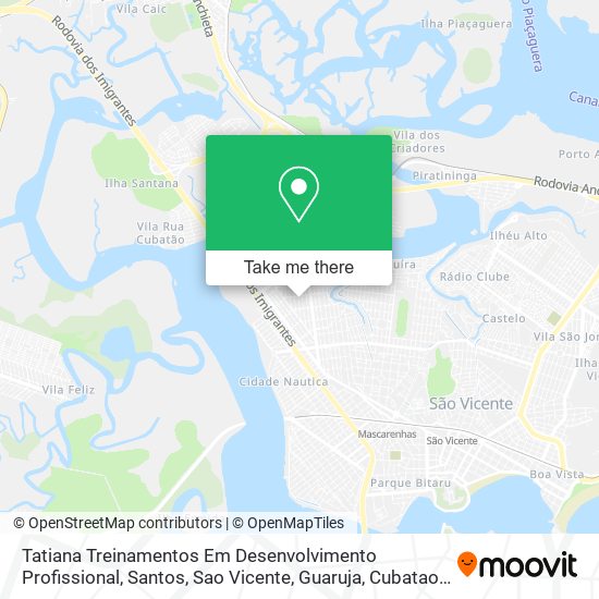 Tatiana Treinamentos Em Desenvolvimento Profissional map