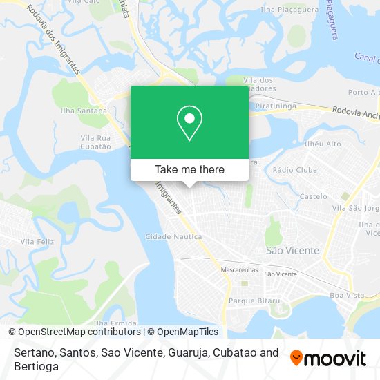 Sertano map