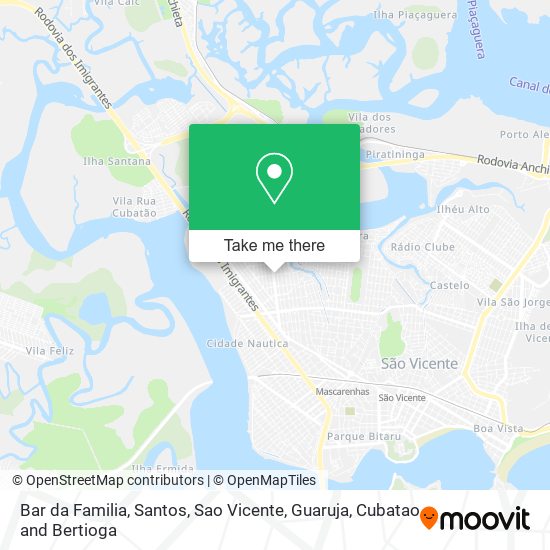 Mapa Bar da Familia