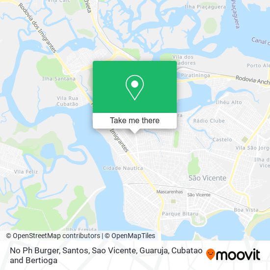No Ph Burger map