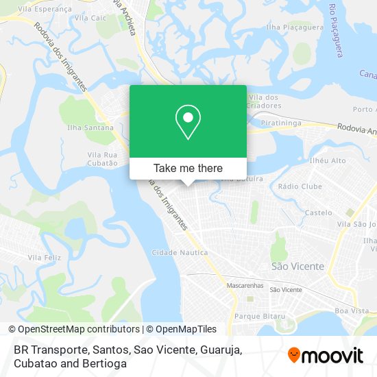 BR Transporte map