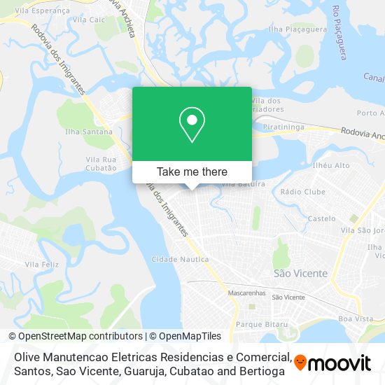 Olive Manutencao Eletricas Residencias e Comercial map