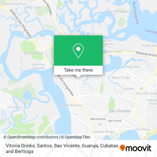 Vitoria Drinks map