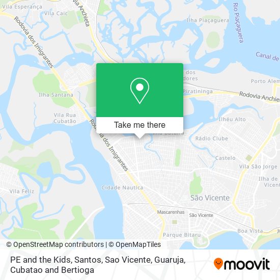 PE and the Kids map