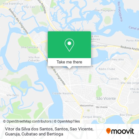 Vitor da Silva dos Santos map