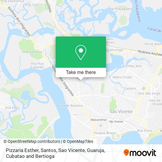 Pizzaria Esther map