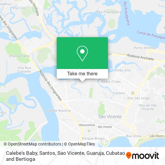 Calebe's Baby map