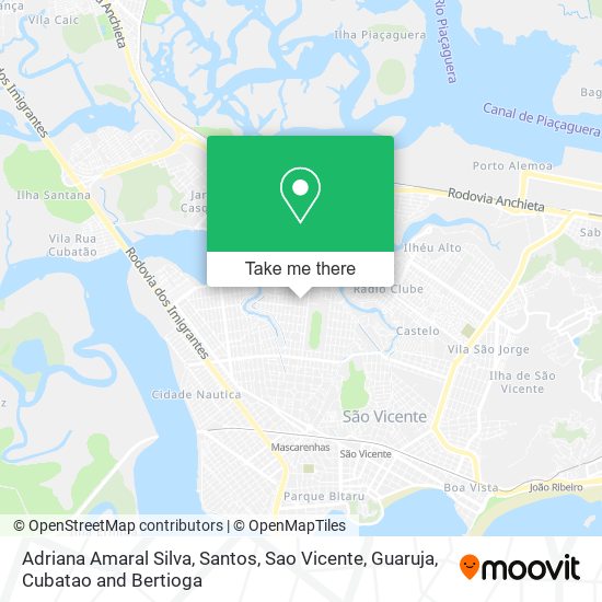 Adriana Amaral Silva map