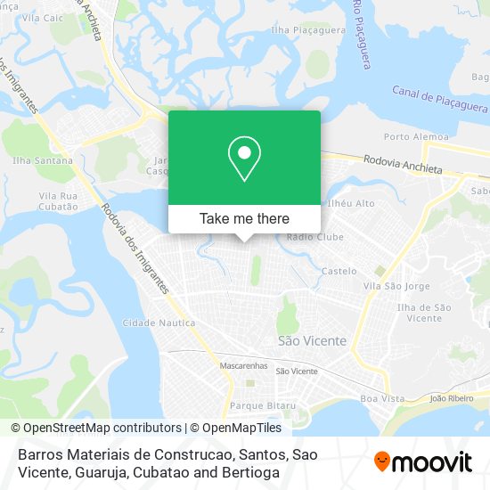 Barros Materiais de Construcao map