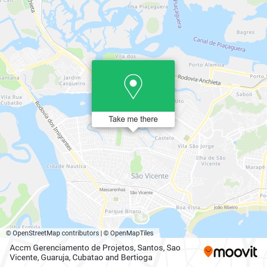 Accm Gerenciamento de Projetos map