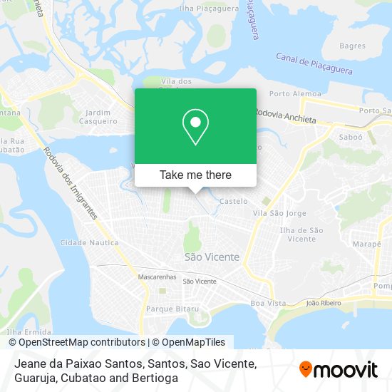 Jeane da Paixao Santos map