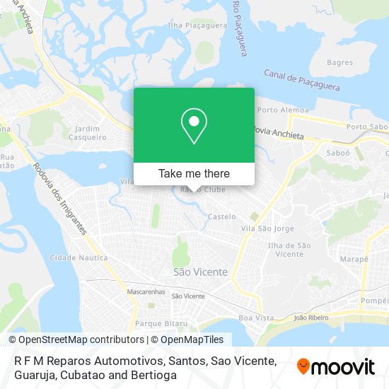 R F M Reparos Automotivos map