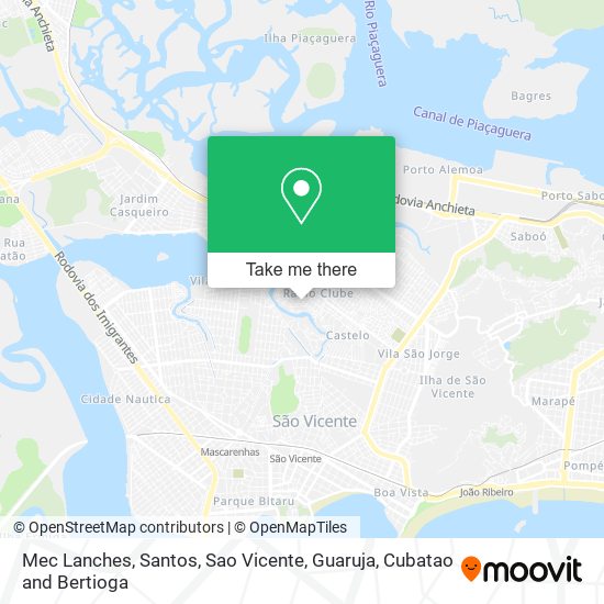 Mec Lanches map
