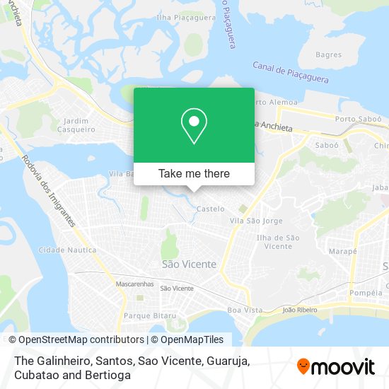 The Galinheiro map