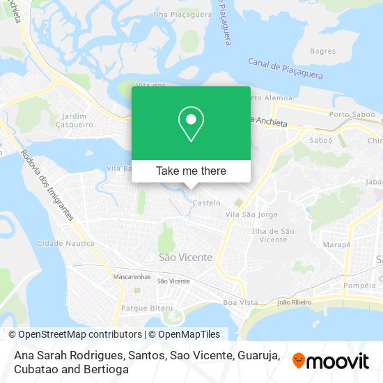 Ana Sarah Rodrigues map
