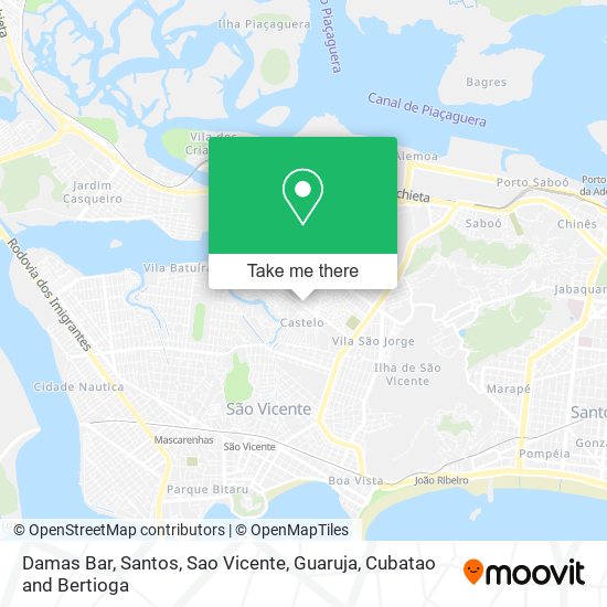 Damas Bar map