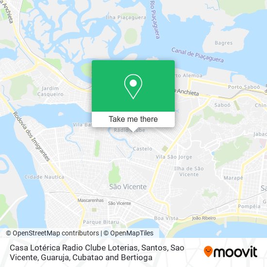 Casa Lotérica Radio Clube Loterias map