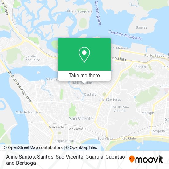 Aline Santos map