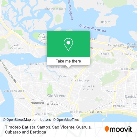 Timoteo Batista map