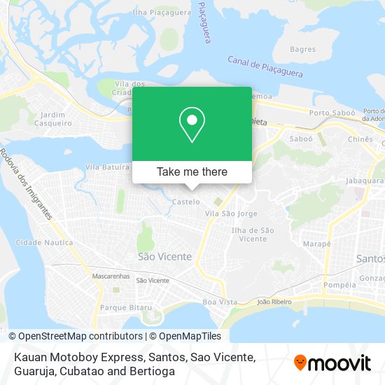 Kauan Motoboy Express map