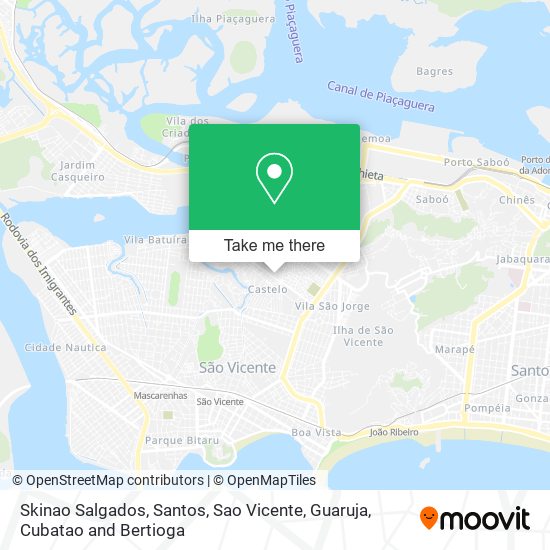 Skinao Salgados map