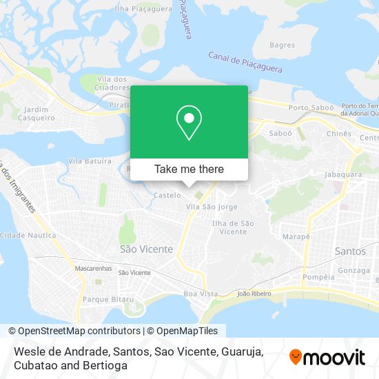 Wesle de Andrade map