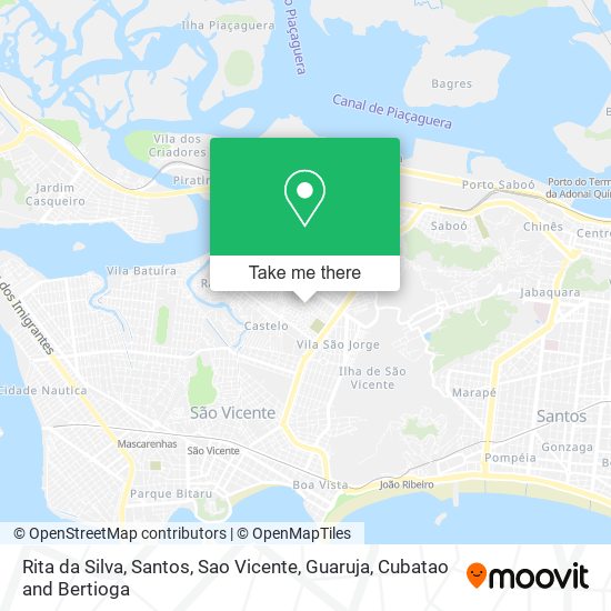 Mapa Rita da Silva