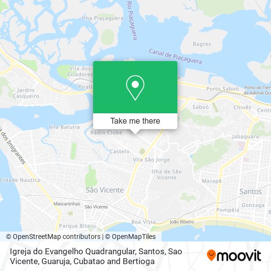 Igreja do Evangelho Quadrangular map