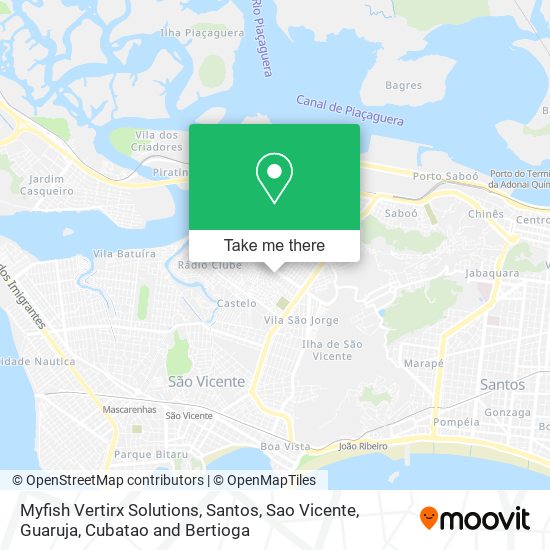 Myfish Vertirx Solutions map