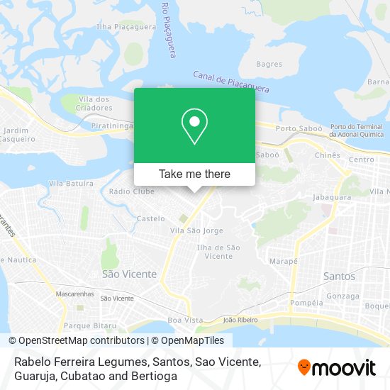 Mapa Rabelo Ferreira Legumes