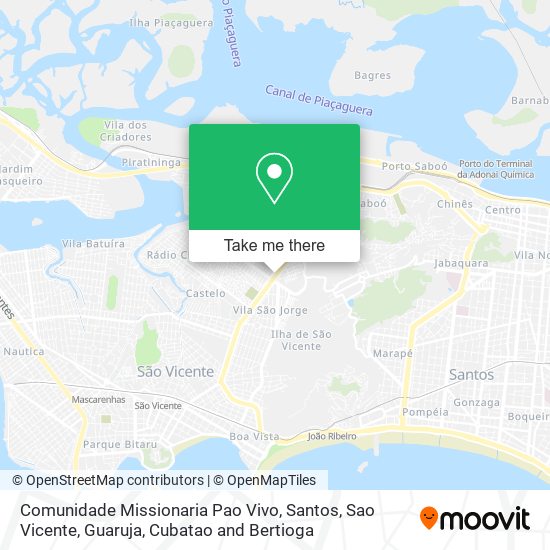 Comunidade Missionaria Pao Vivo map