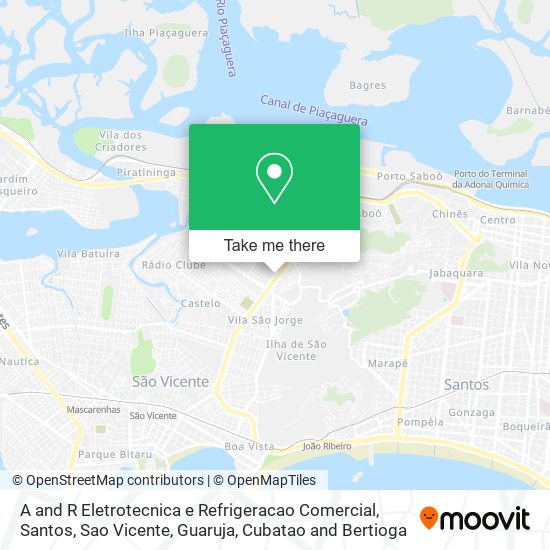 A and R Eletrotecnica e Refrigeracao Comercial map