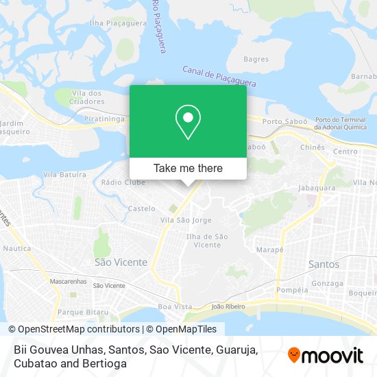 Bii Gouvea Unhas map