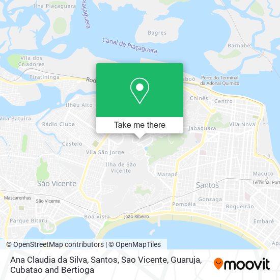 Ana Claudia da Silva map