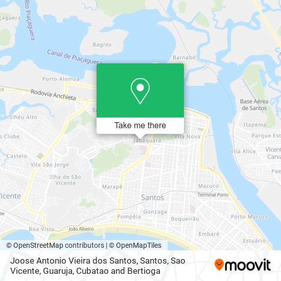 Joose Antonio Vieira dos Santos map