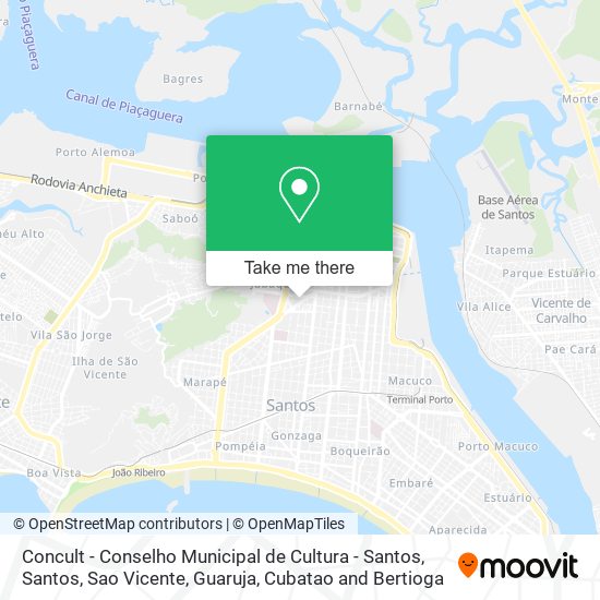 Mapa Concult - Conselho Municipal de Cultura - Santos